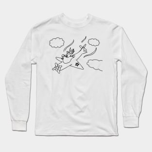 Unicorn Pilot Long Sleeve T-Shirt